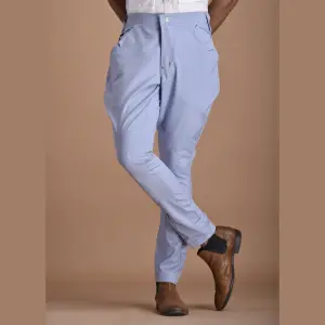 Classic Sky Blue Jodhpuri Breeches | Premium Cotton Riding Pants | Traditional Indian Equestrian Style | Comfortable Belt Closure | Being Brothers